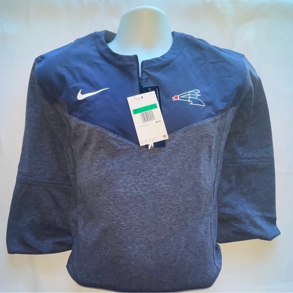 Nike Navy Authentic Collection Game Time Performance Long Sleeve - Picture 2 of 14